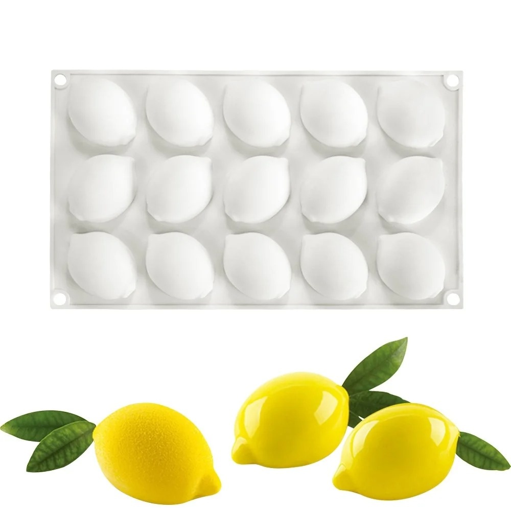 15 Cavity Lemon Food Silicone  - огляд і ціна Eco Soap