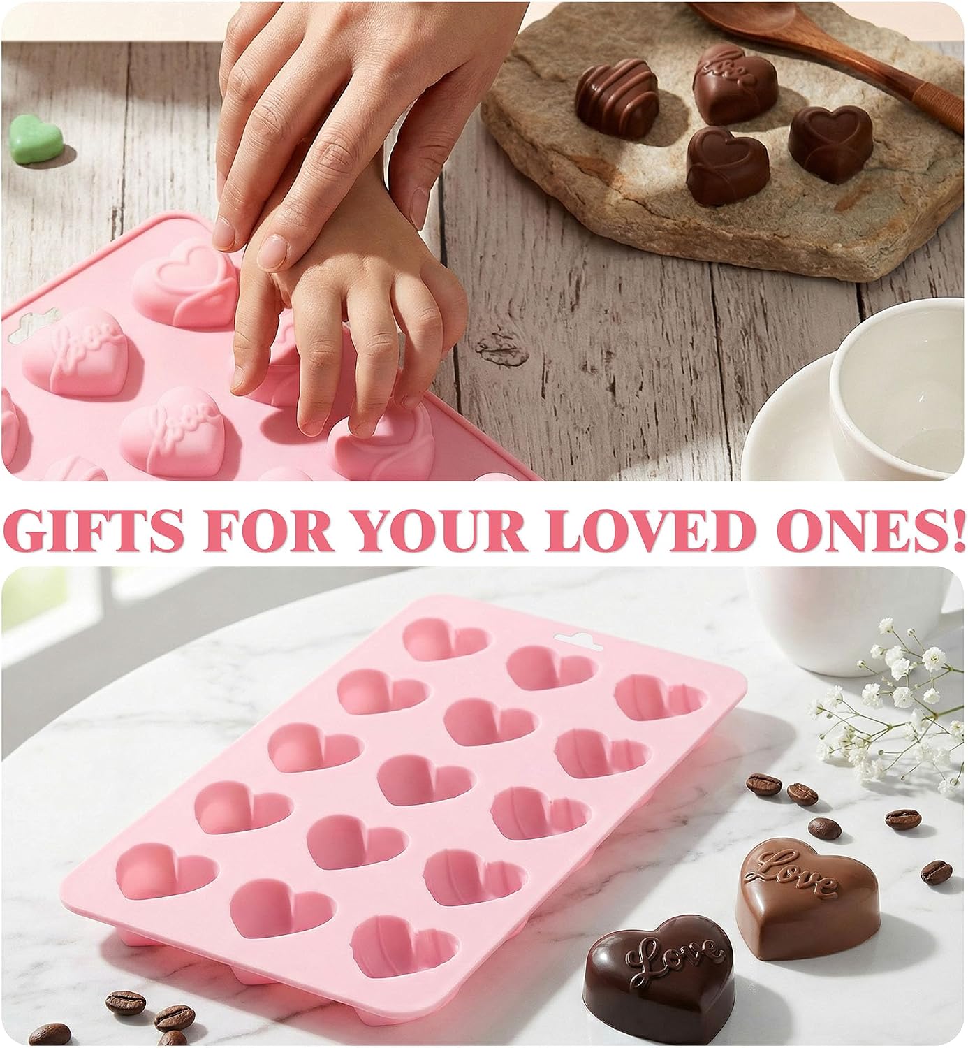 Heart Silicone Molds,Heart Cho - огляд і ціна Eco Soap
