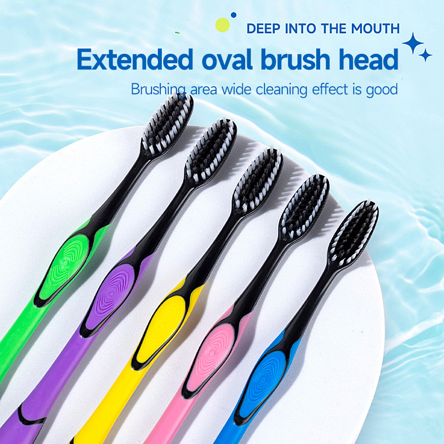 2/5/8pcs small round head soft - огляд і ціна Bamboo Toothbrush
