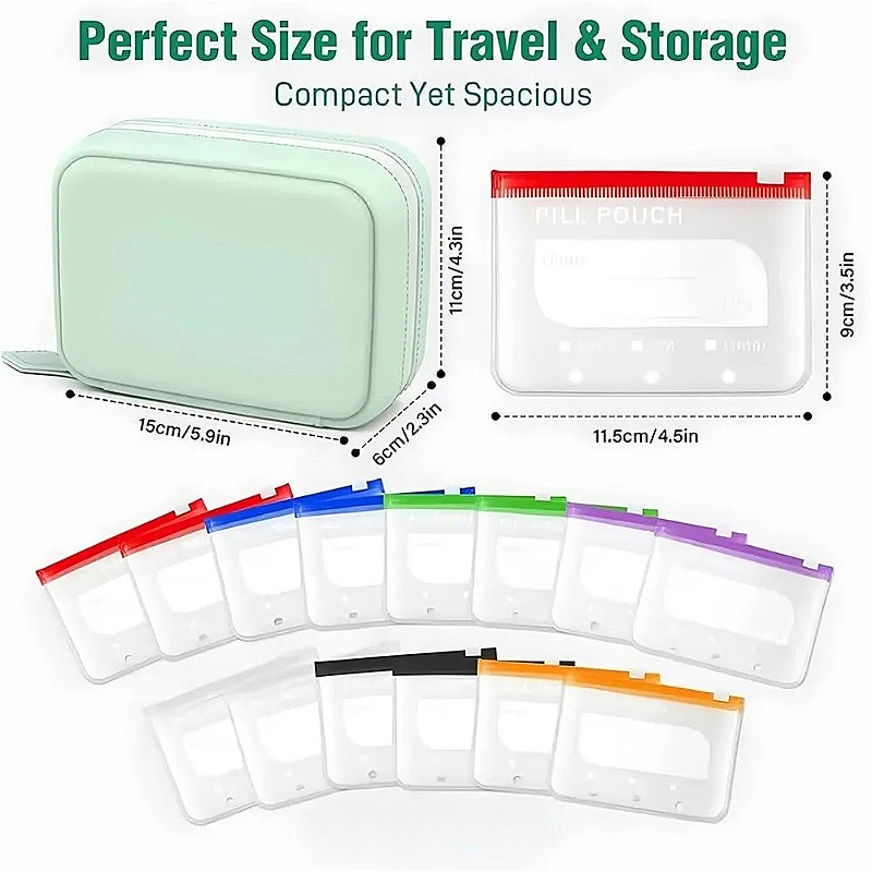 7/14Pouch Weekly Pill Organize - огляд і ціна Reusable Bag
