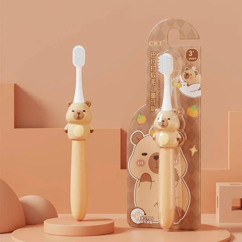 Capybara Baby Toothbrush Cute  - огляд і ціна Bamboo Toothbrush