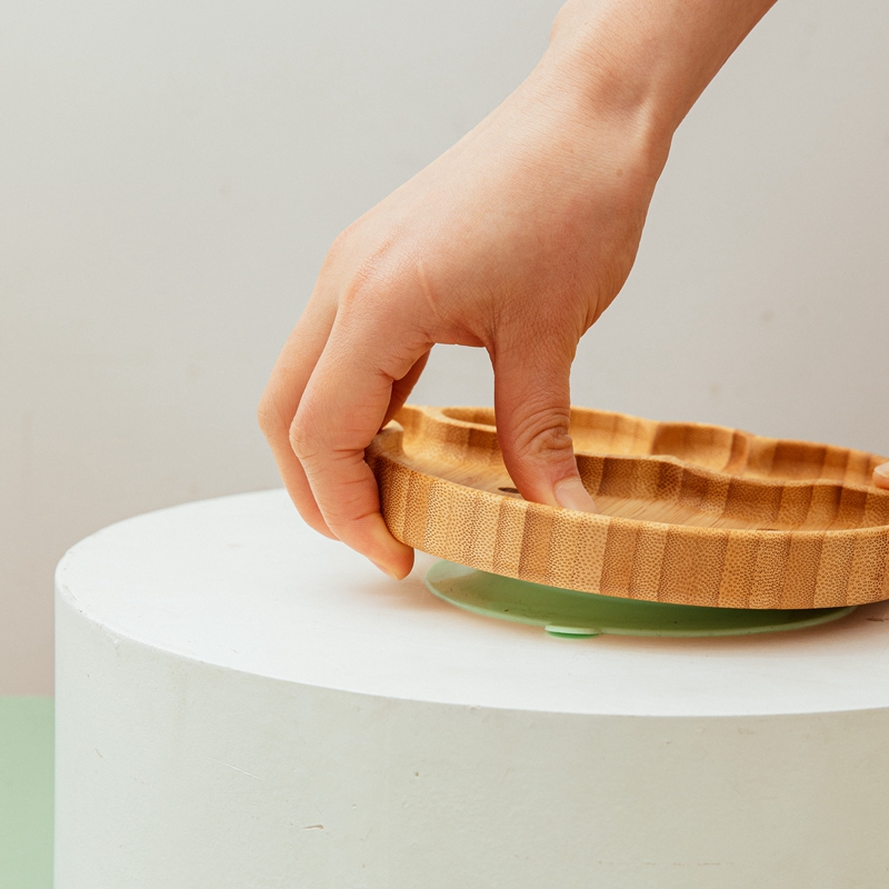 4pcs Children's Tableware Suct - огляд і ціна Bamboo Cutlery