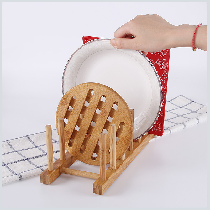 Kitchen Drainer Rack Dish Pot  - огляд і ціна Bamboo Cutlery