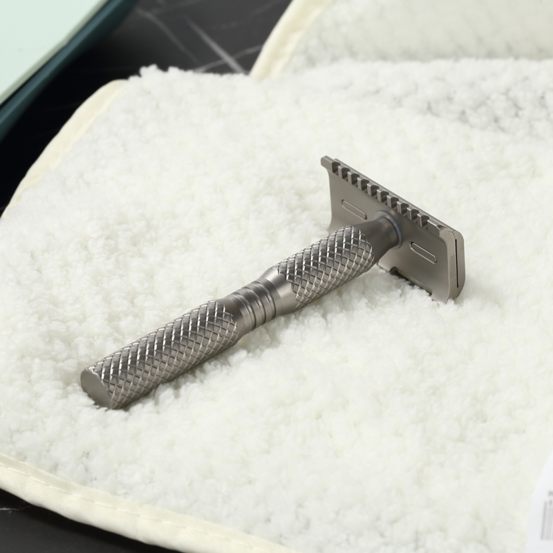 YAQI Ghost  90DC Cross Grain P - огляд і ціна Safety Razor Handle